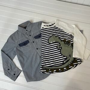 Jarvis Archer & Charles Vogele Long Sleeve Shirt Boys Bundle Size 3